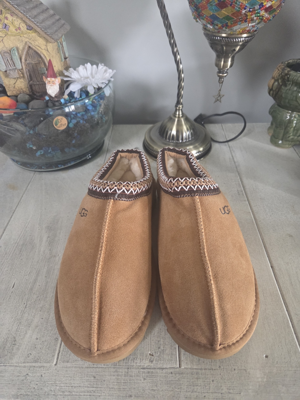 UGG Women's Chestnut Suede Slipper Clog